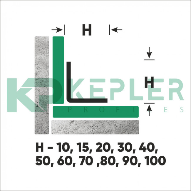 Уголок декоративный профиль из нержавеющей стали 100 мм flv 100 полированный 3 м